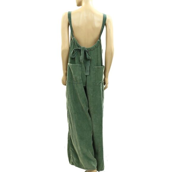 Free People We The Free Freebird Cord Jumpsuit Wide Leg Cotton Cozy S New 284591 - Picture 8 of 8